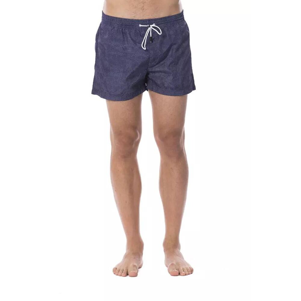 Roberto Cavalli Sport Blue Printed High-End Swimsuit/IT56 | XXL/Blue